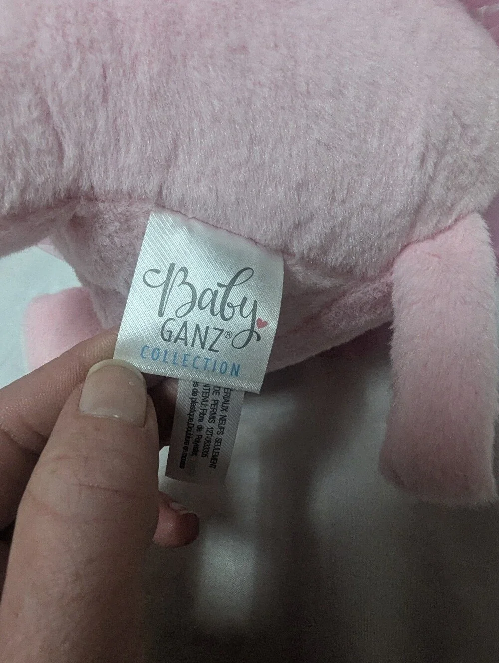 Ganz Baby Pink Princess Elephant Ballerina Plush 8